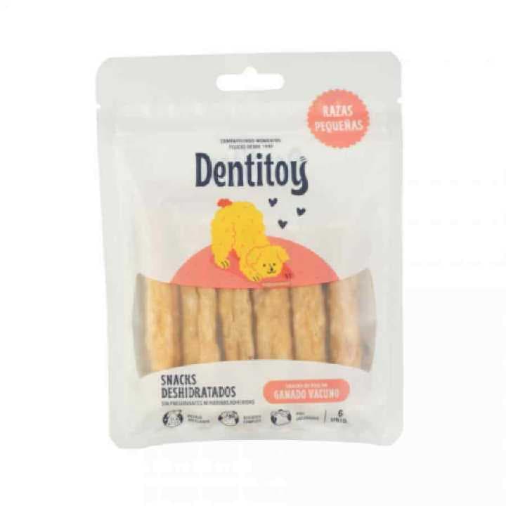 DENTITOY SNACK DESHIDRATADO VACUNO X 6 UNIDADES