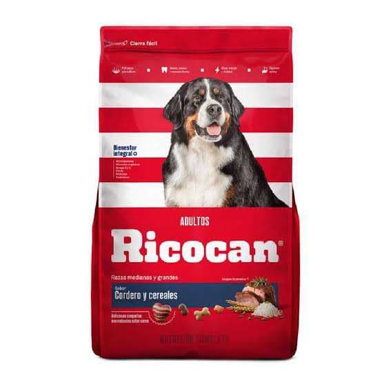 RICOCAN CORDERO Y CEREALES/ADULTO RAZAS MEDIANAS Y GRANDES 22KG