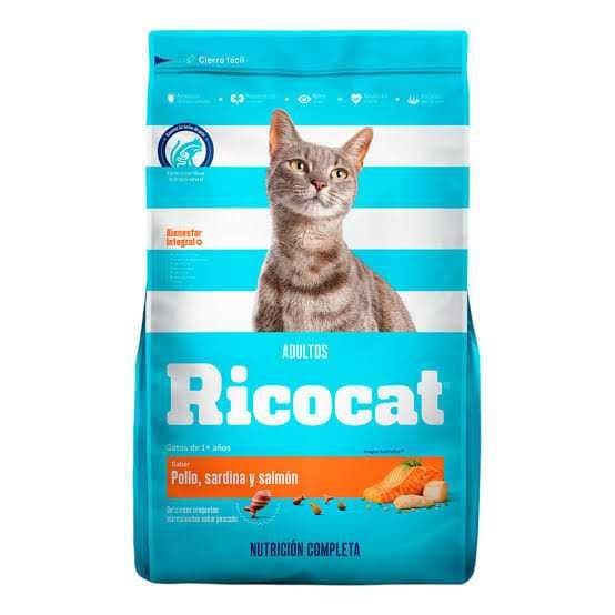 RICOCAT ADULTO (POLLO, SARDINA Y SALMÓN) 15KG